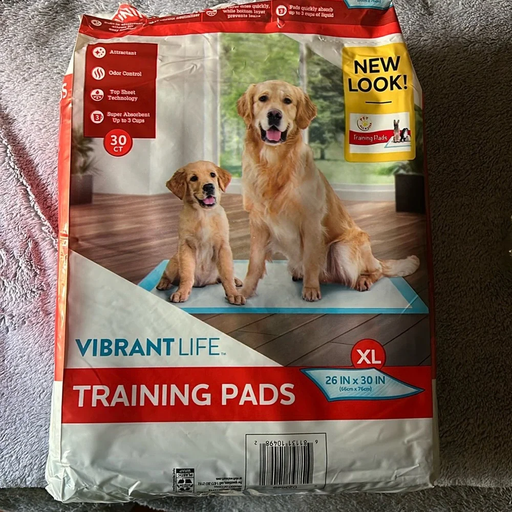 Partial pack Vibrant Life XL training pads